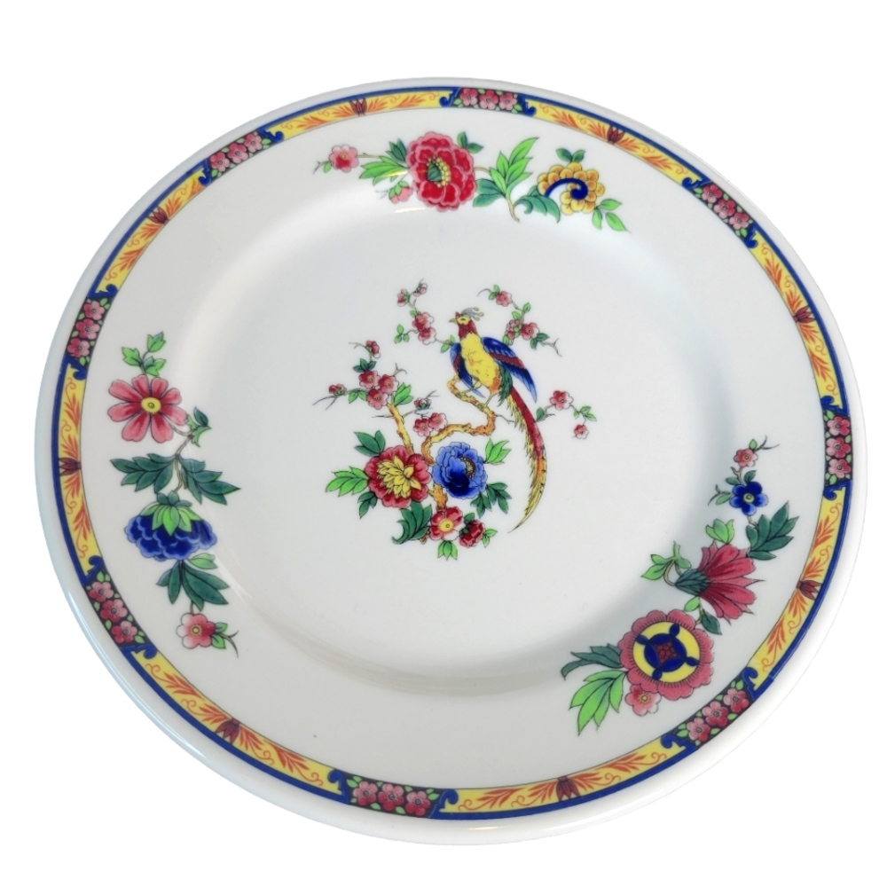 Vintage Syracuse China pheasant desert plates Set of 6